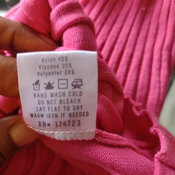 Pink Ribknit Sweater Size S - Picture 8 of 10